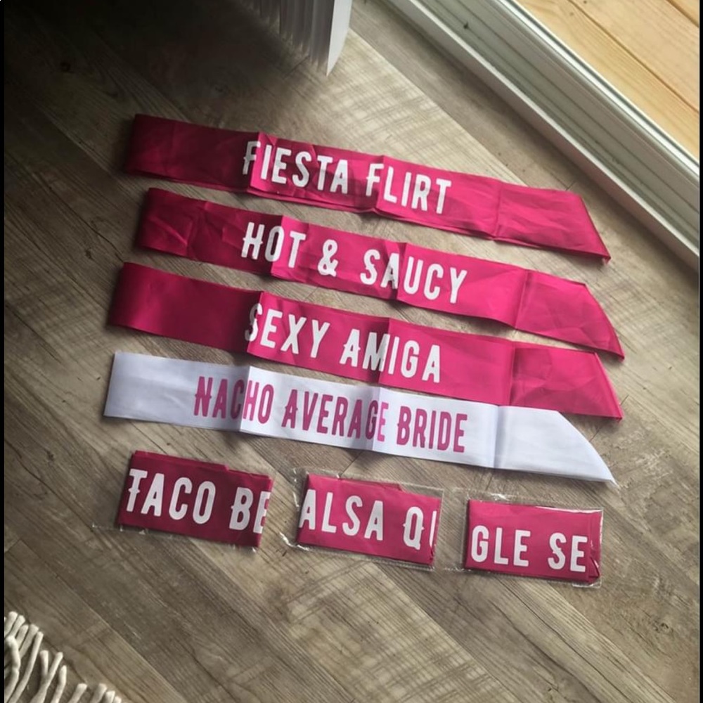 Amazon | Bachelorette sashes